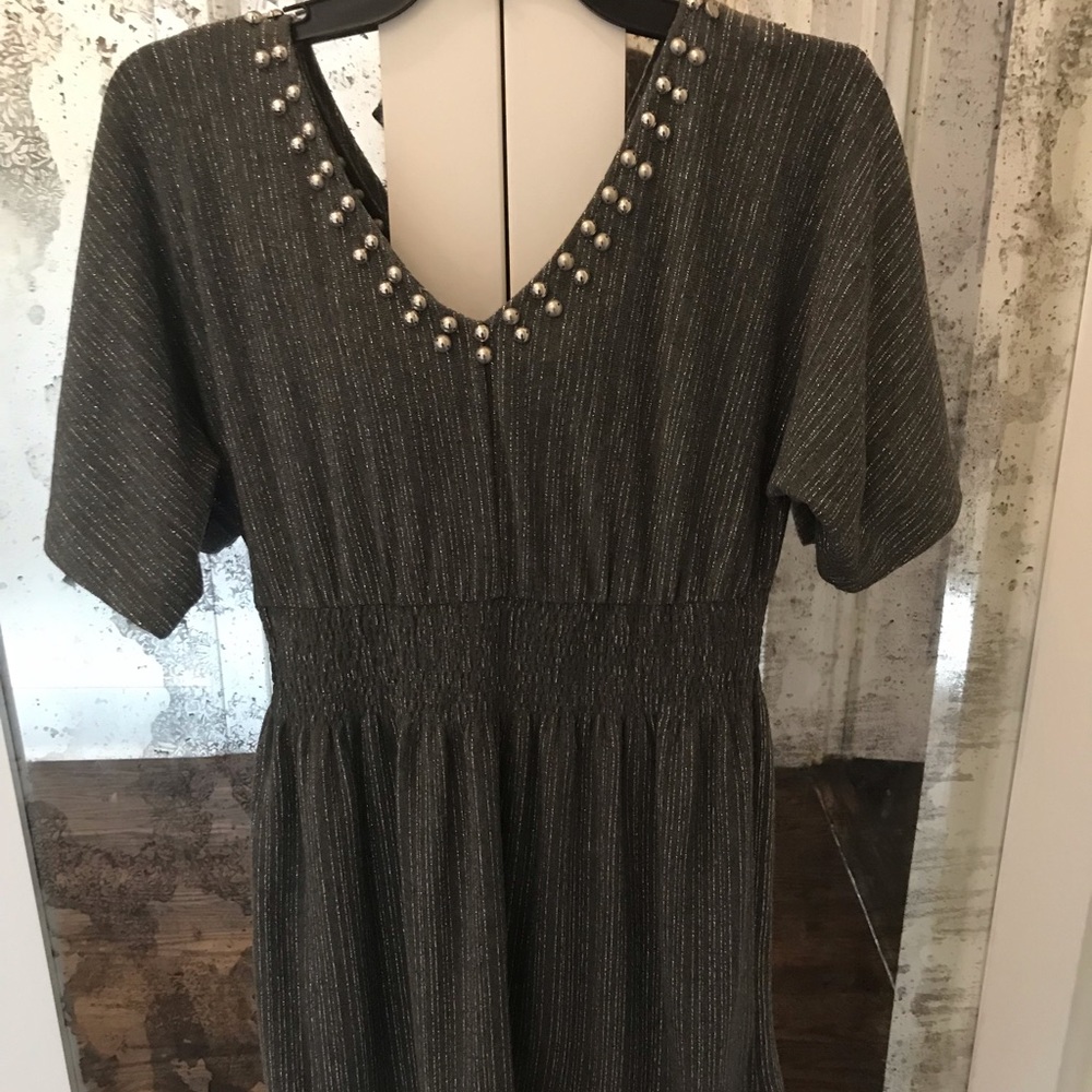 ECI NY Tunic Top w/ Ruched Waist - Small